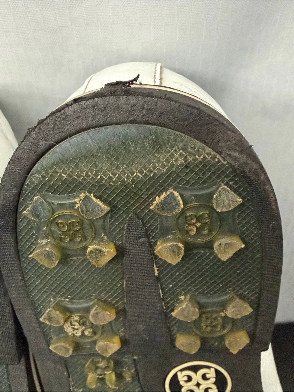 G/FORE Men's Gallivanter Debossed Skull & T's Leather Golf Shoes 12 Wide